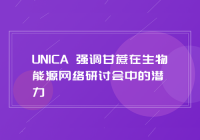 UNICA 强调甘蔗在生物能源网络研讨会中的潜力